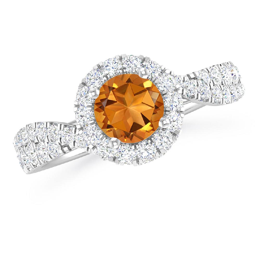 White Gold - Citrine