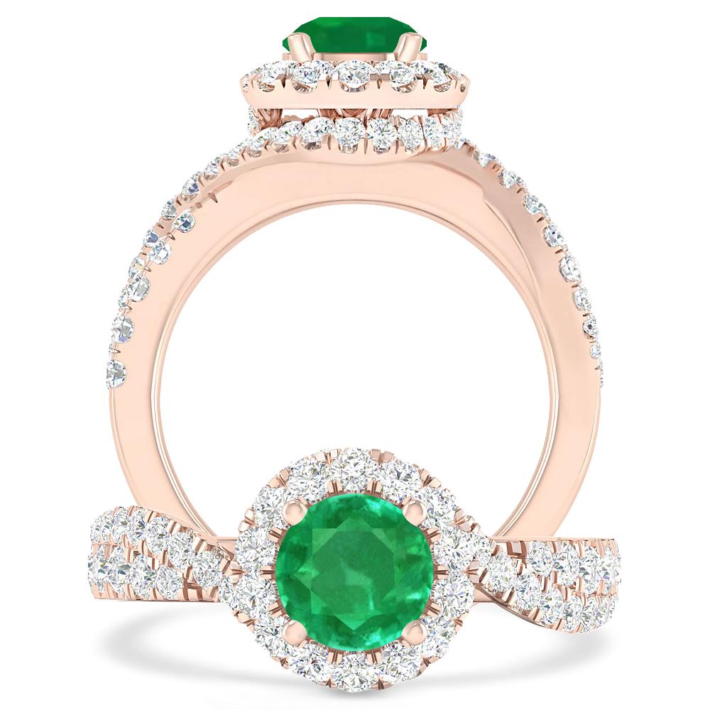 Rose Gold - Emerald