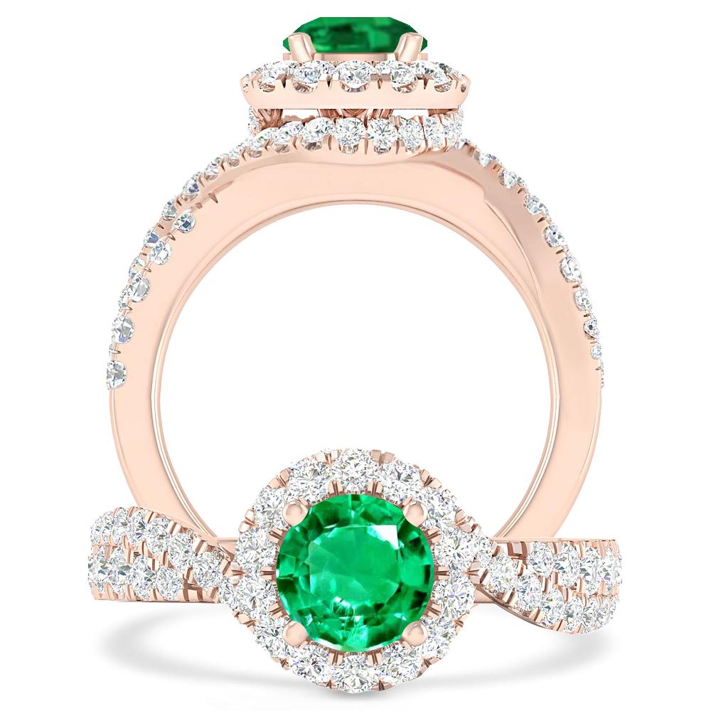 Rose Gold - Emerald