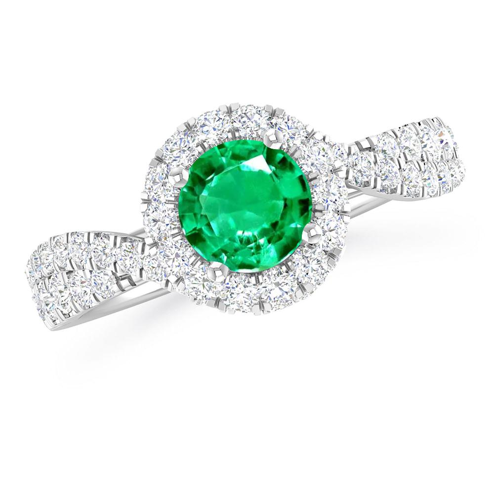 White Gold - Emerald