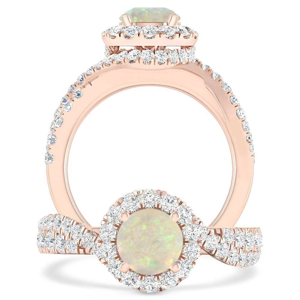 Rose Gold - Opal