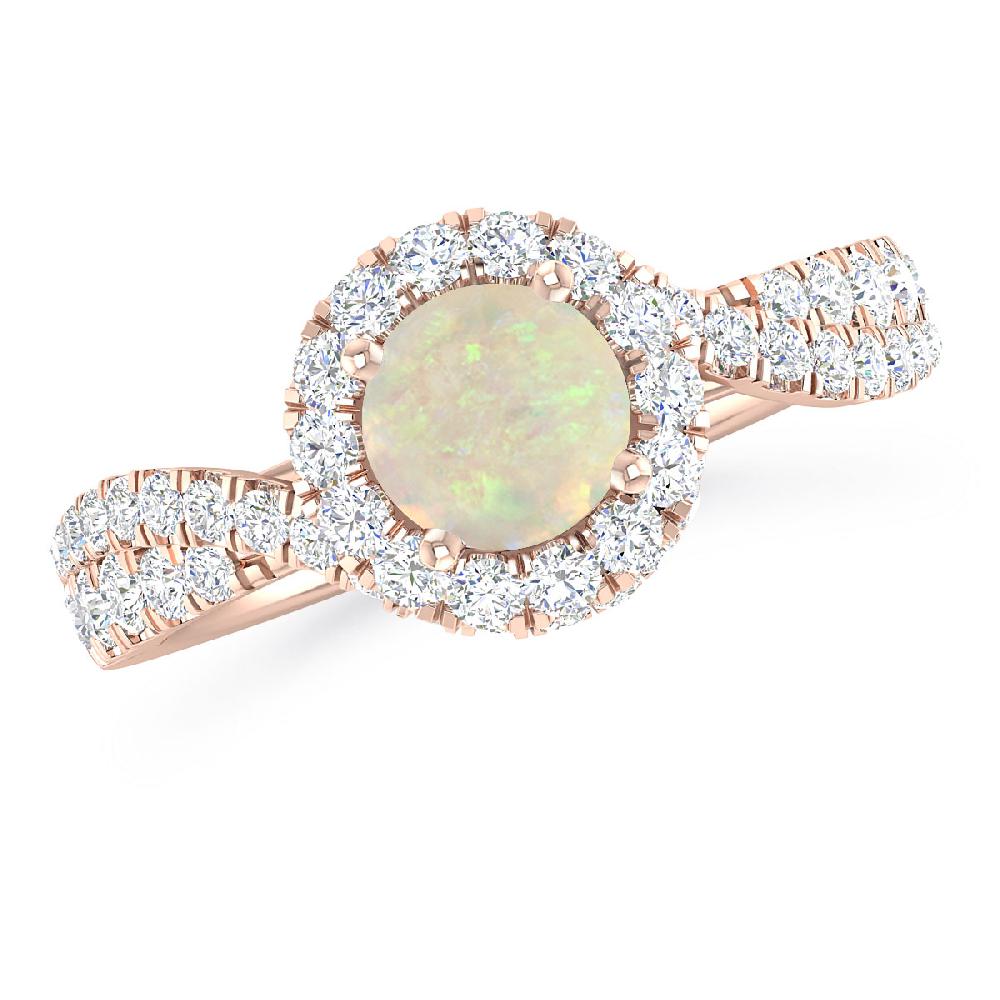 Rose Gold - Opal