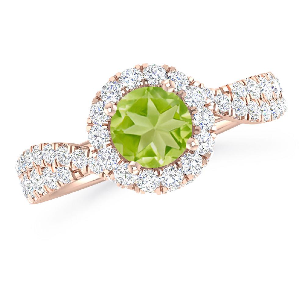 Rose Gold - Peridot