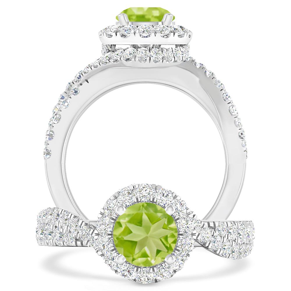 White Gold - Peridot