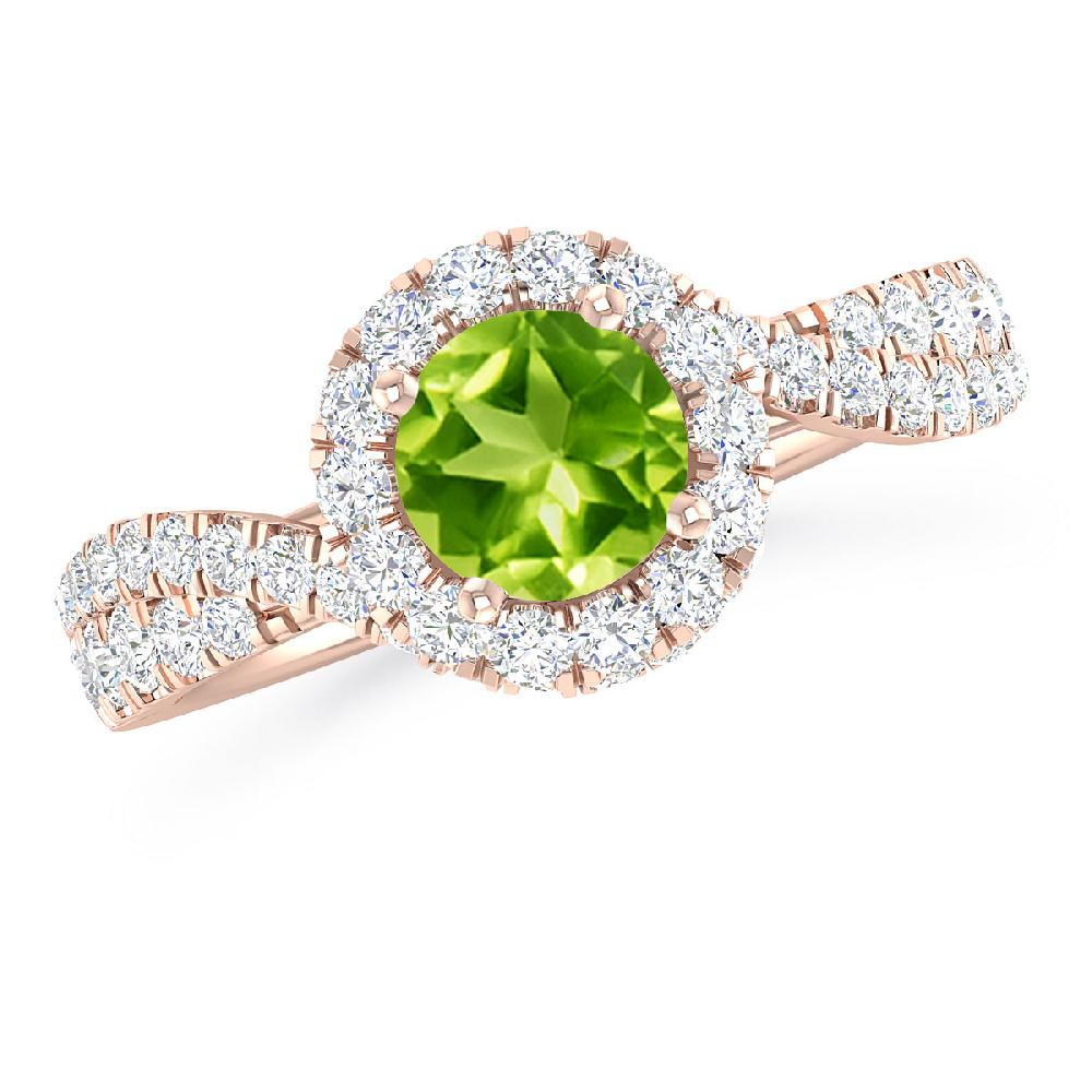 Rose Gold - Peridot