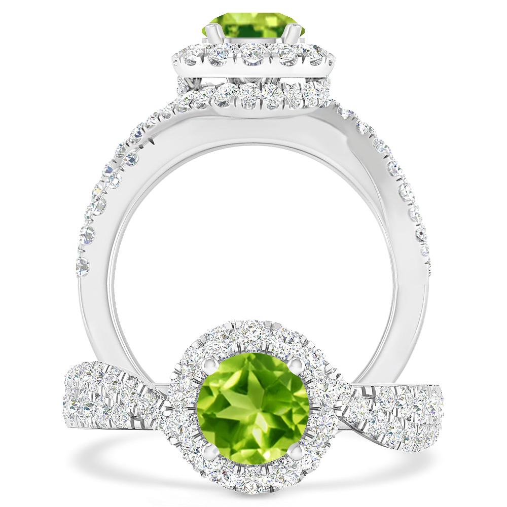 White Gold - Peridot