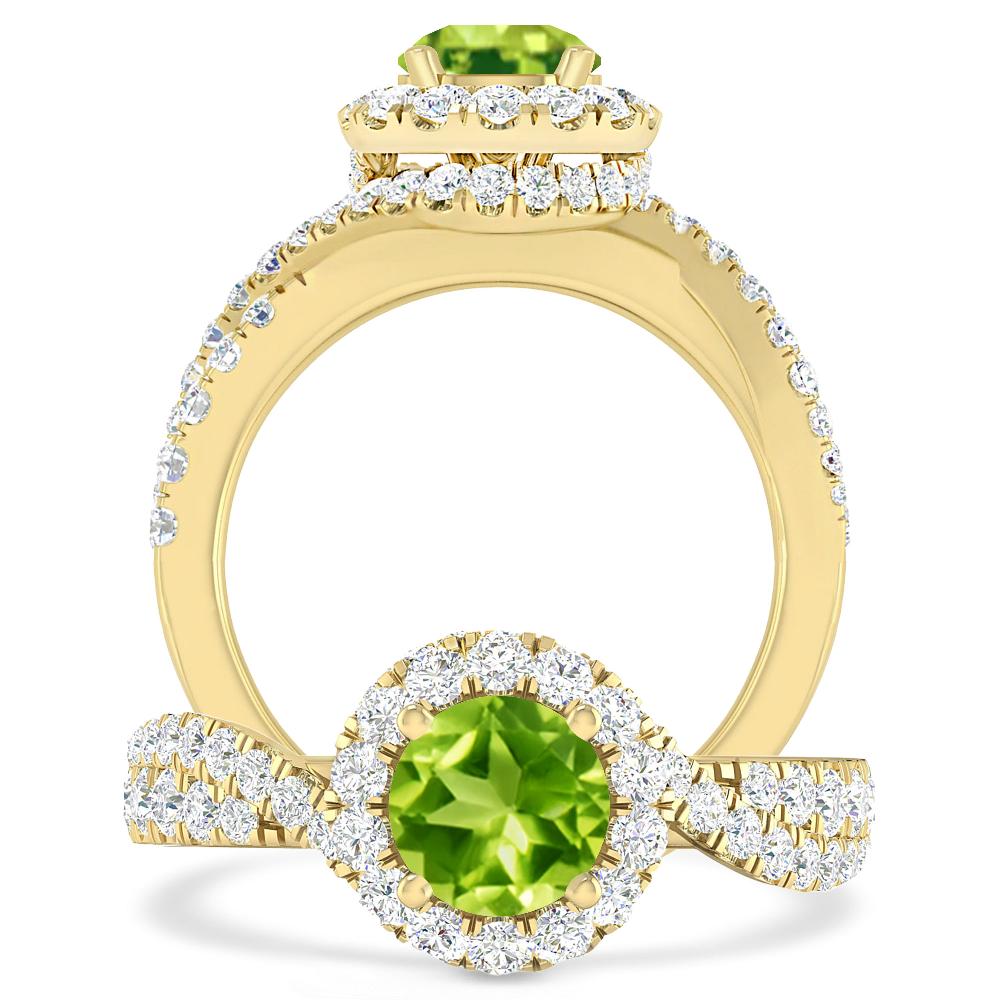 Yellow Gold - Peridot