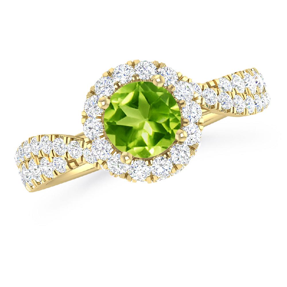 Yellow Gold - Peridot