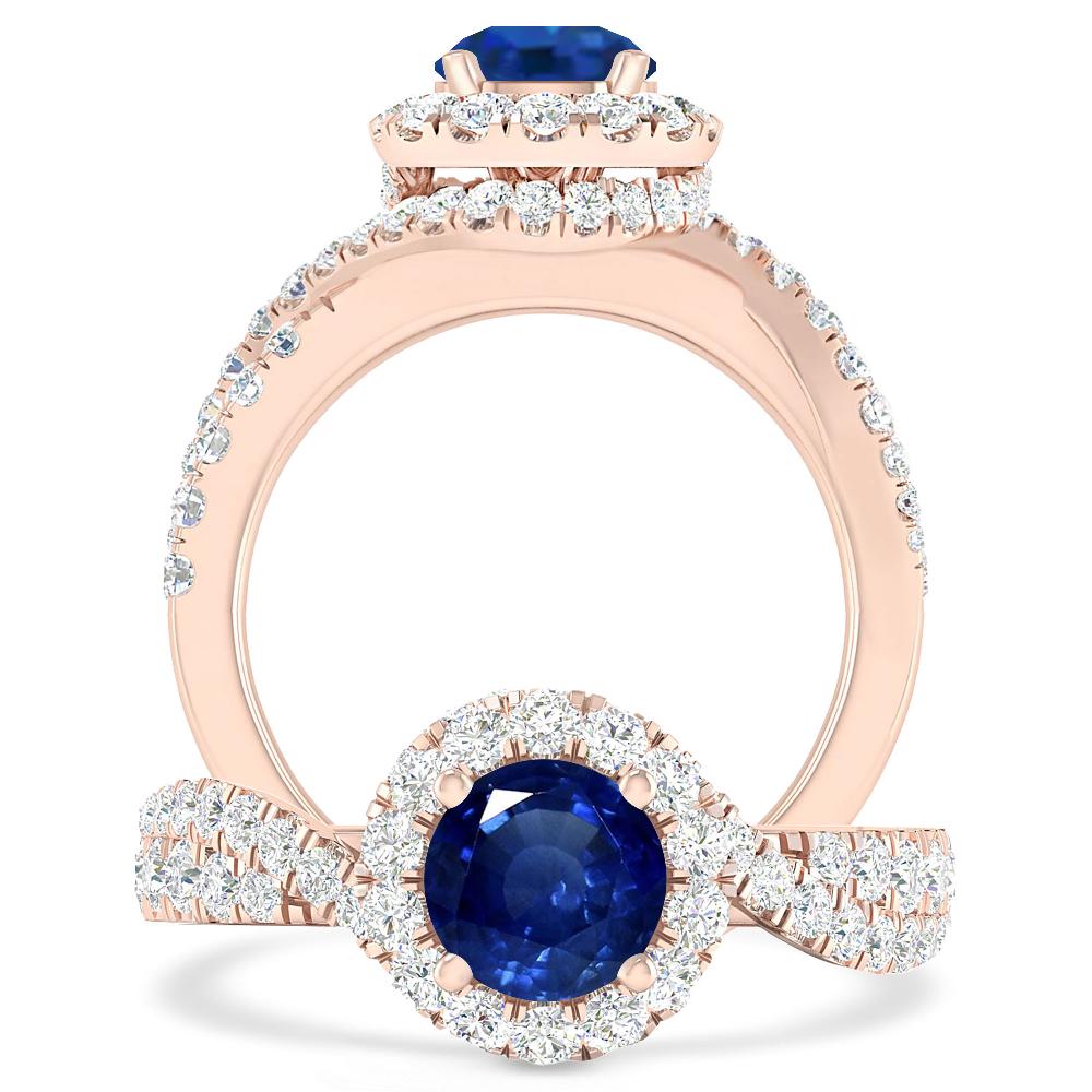 Rose Gold - Sapphire