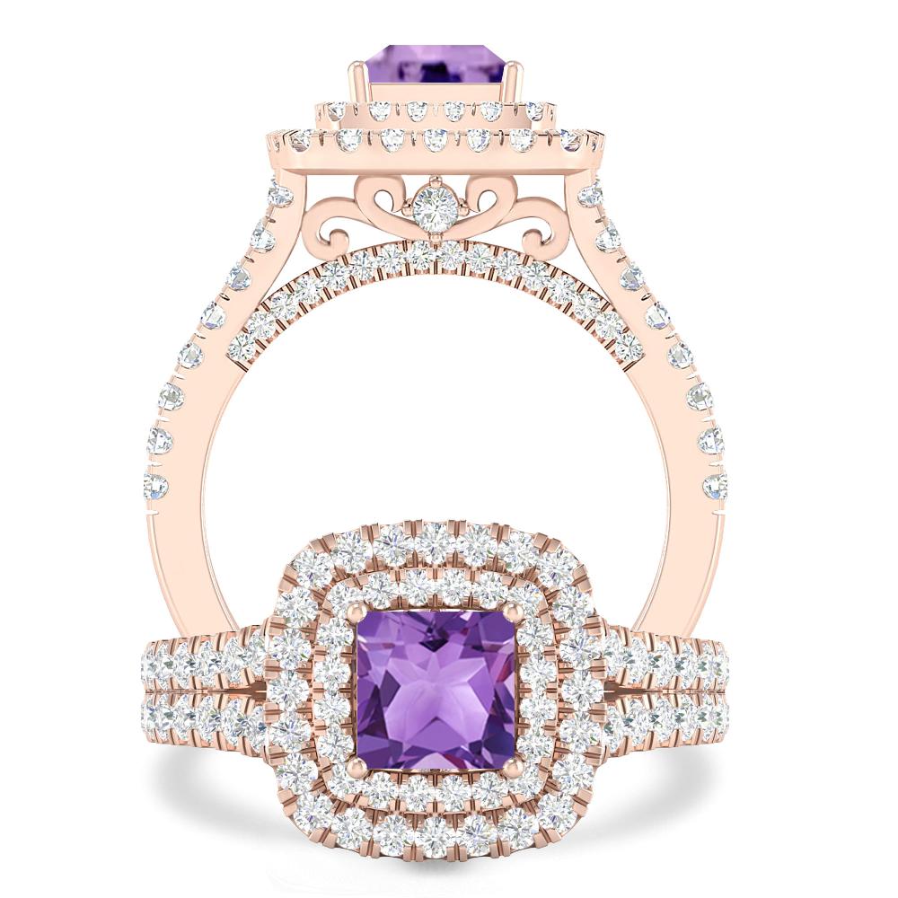 Rose Gold - Amethyst