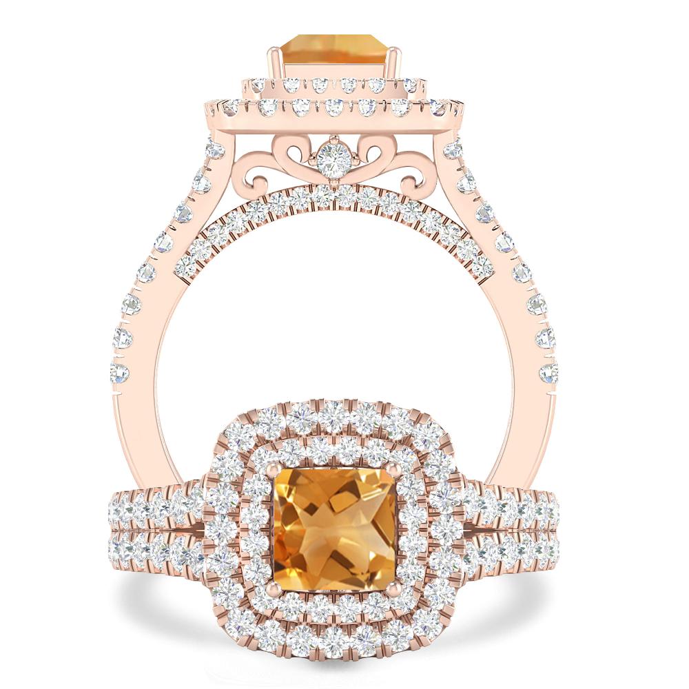 Rose Gold - Citrine