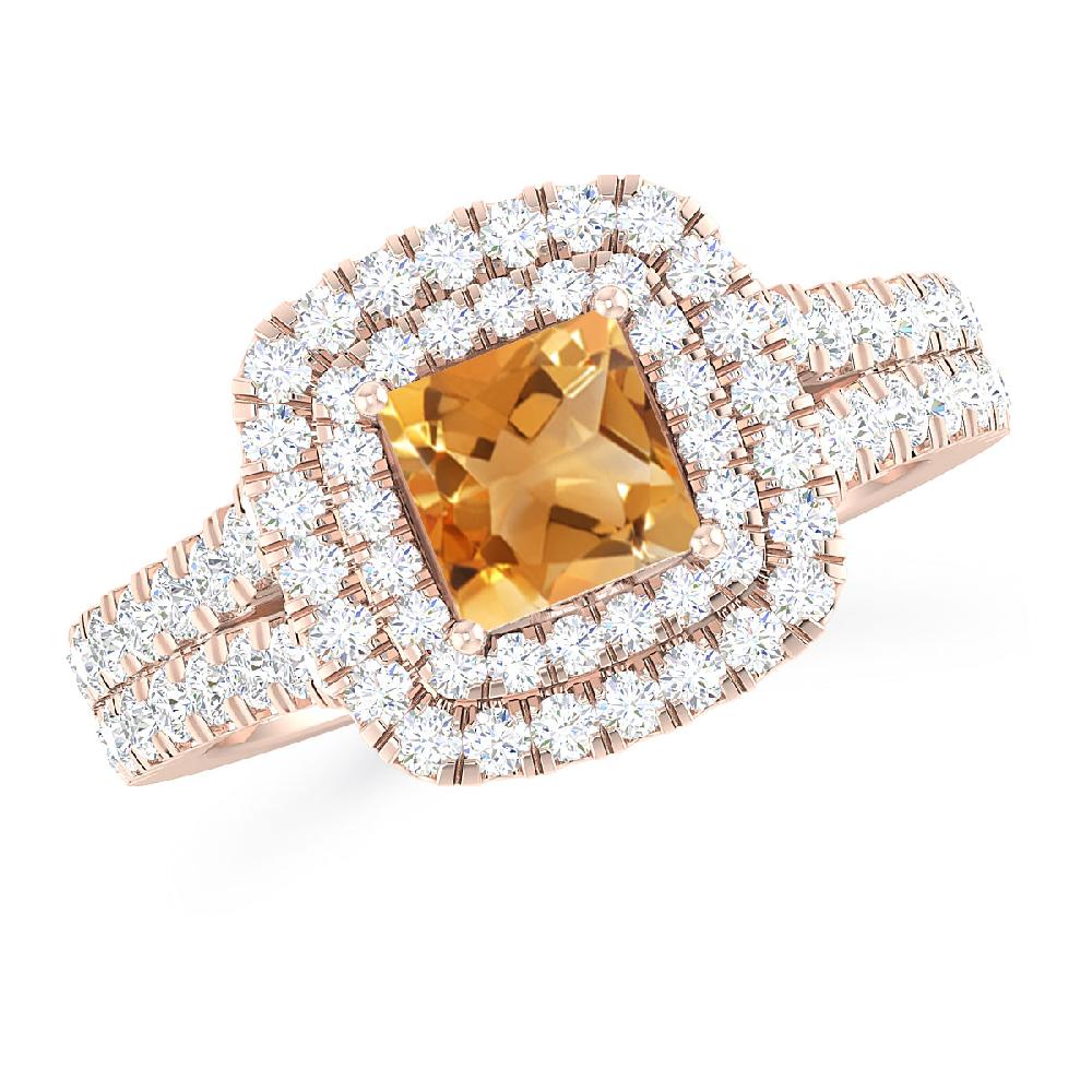 Rose Gold - Citrine