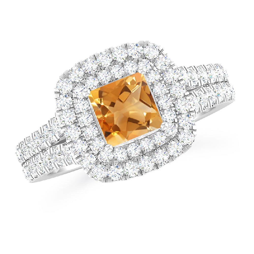 White Gold - Citrine