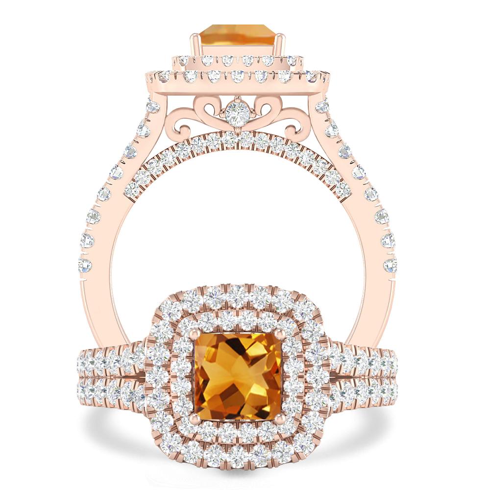 Rose Gold - Citrine