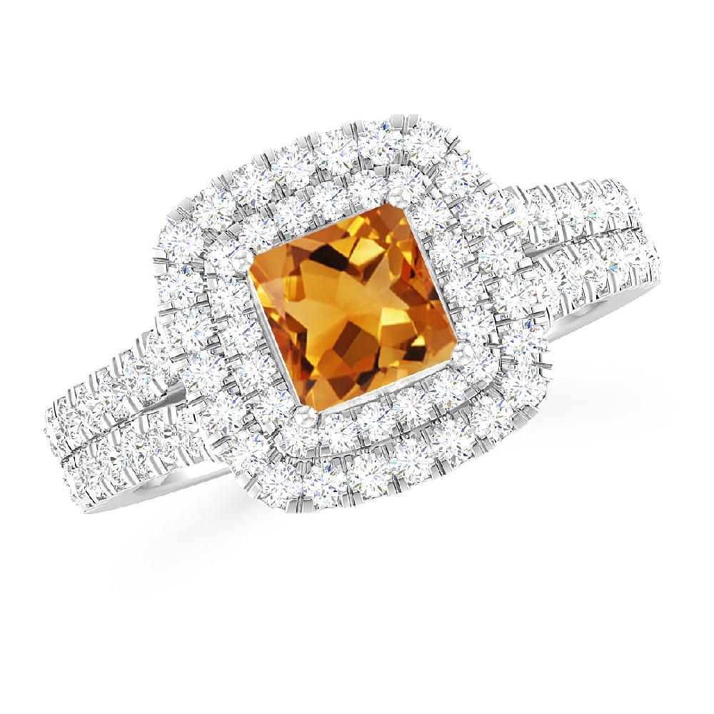 White Gold - Citrine