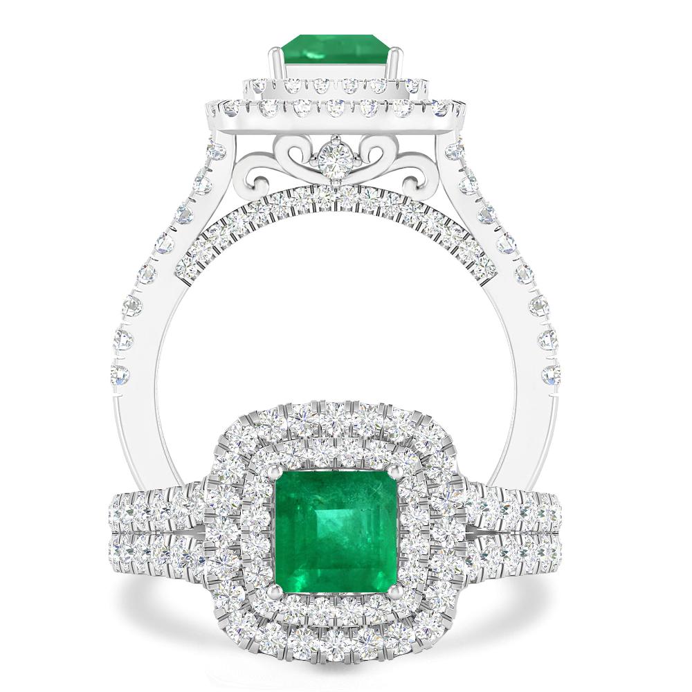 White Gold - Emerald