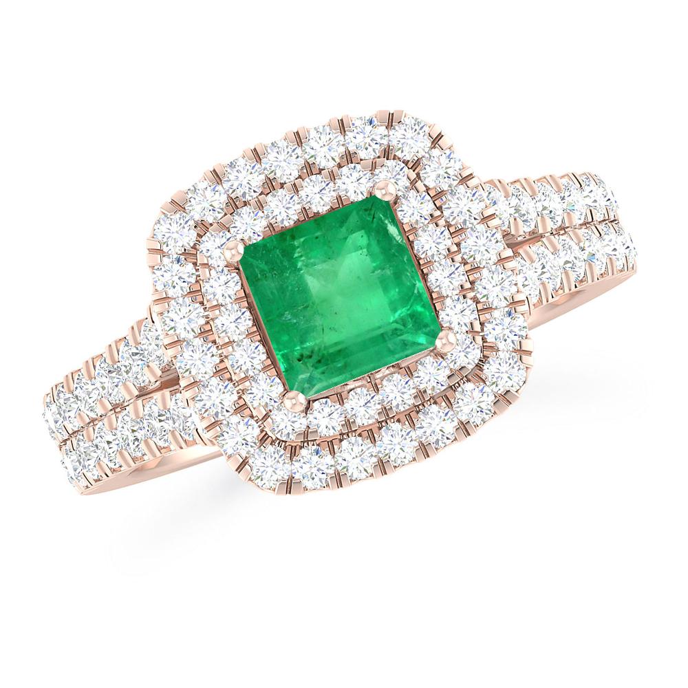 Rose Gold - Emerald