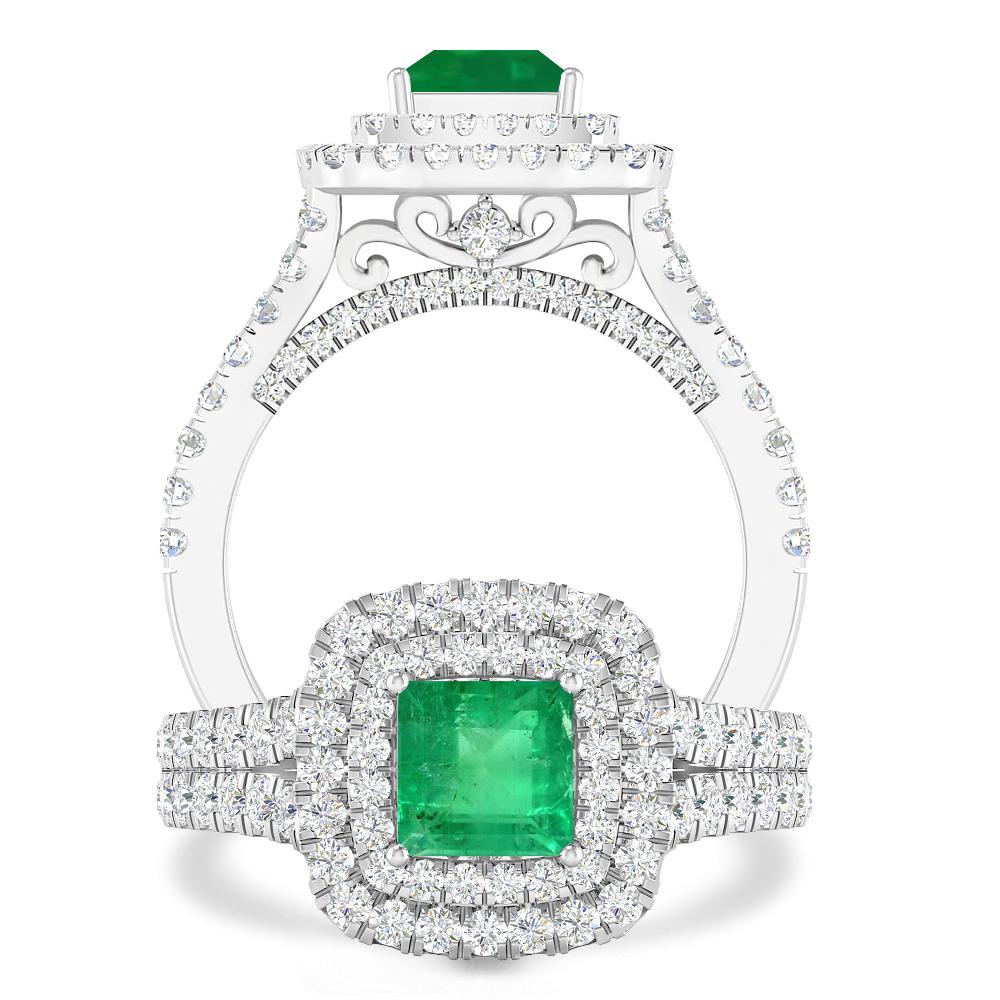 White Gold - Emerald