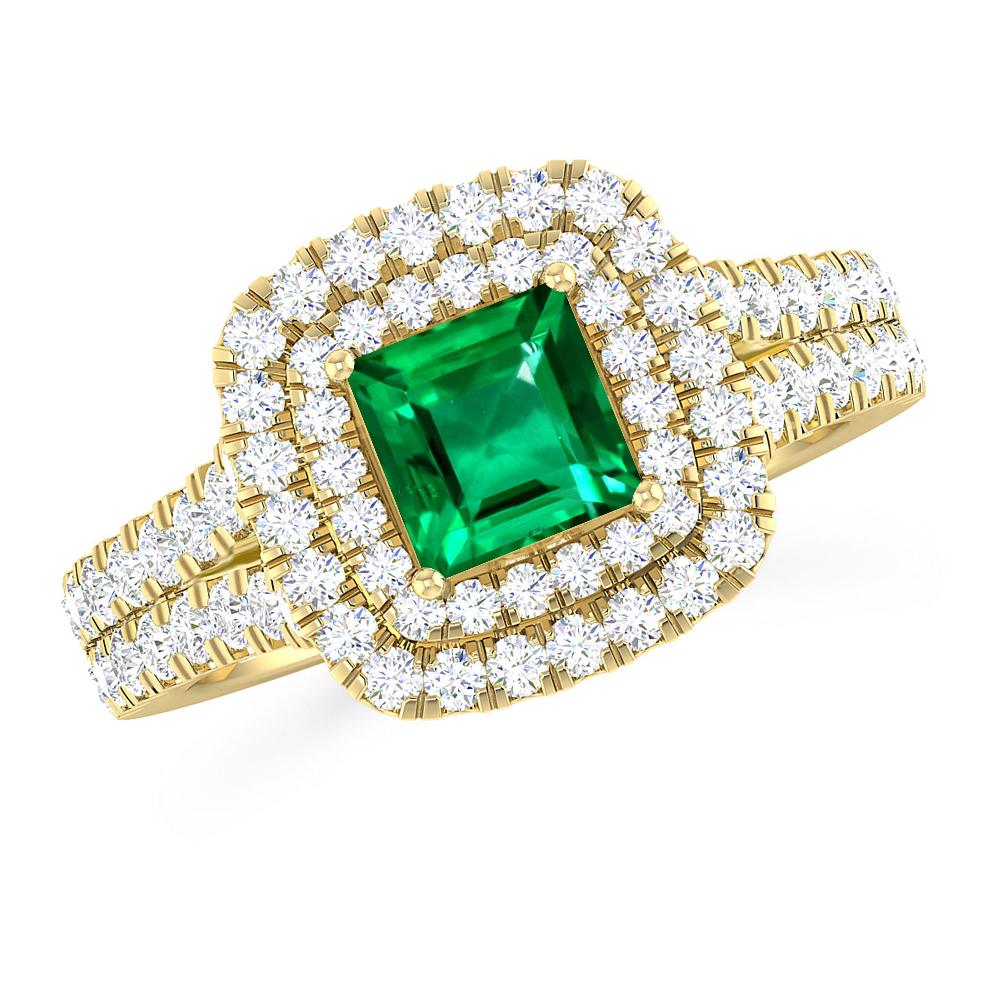 Yellow Gold - Emerald