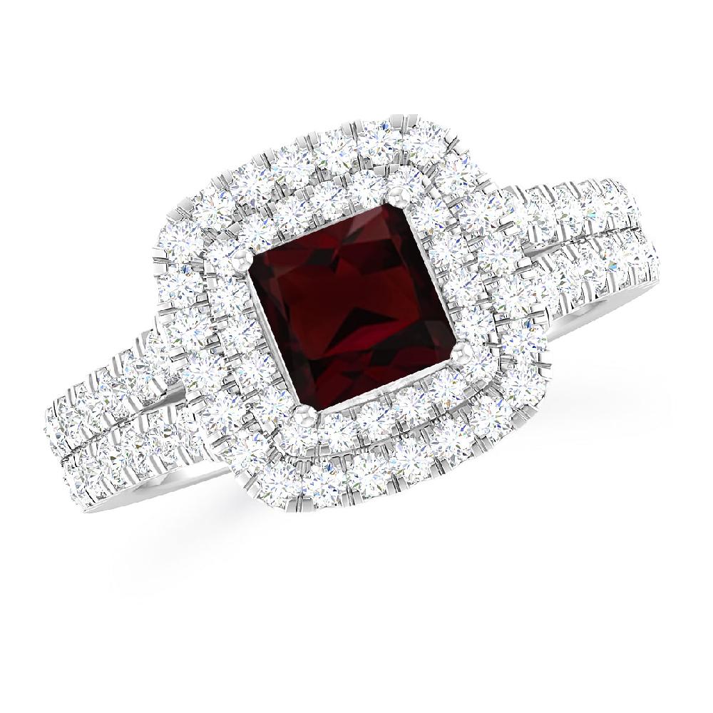 White Gold - Garnet