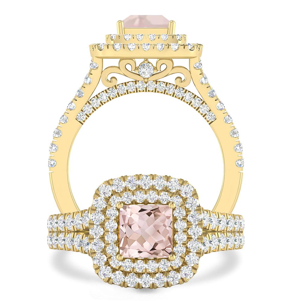 Yellow Gold - Morganite