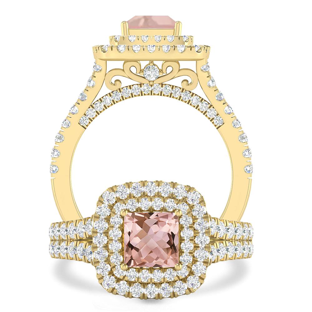 Yellow Gold - Morganite