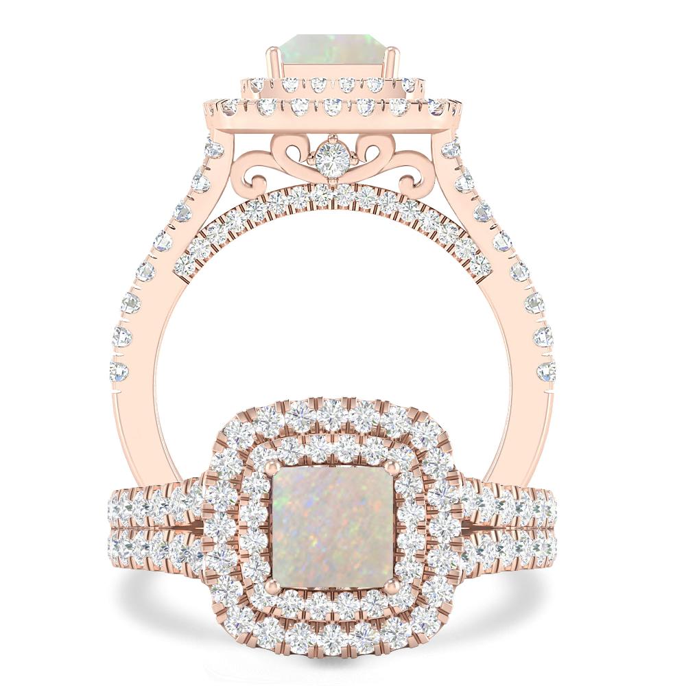 Rose Gold - Opal