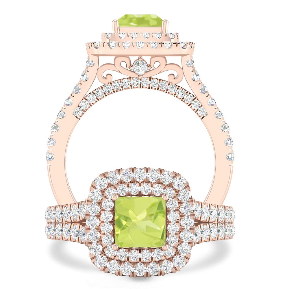 Rose Gold - Peridot