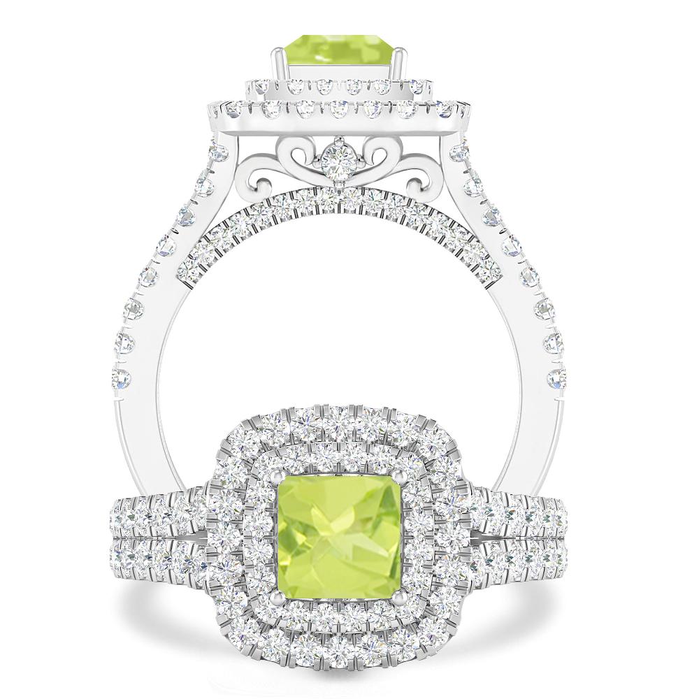 White Gold - Peridot