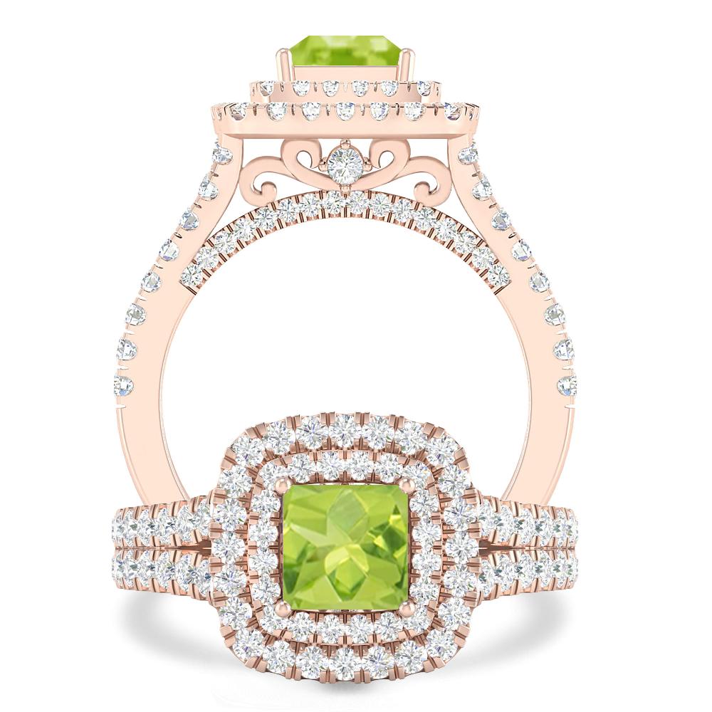 Rose Gold - Peridot