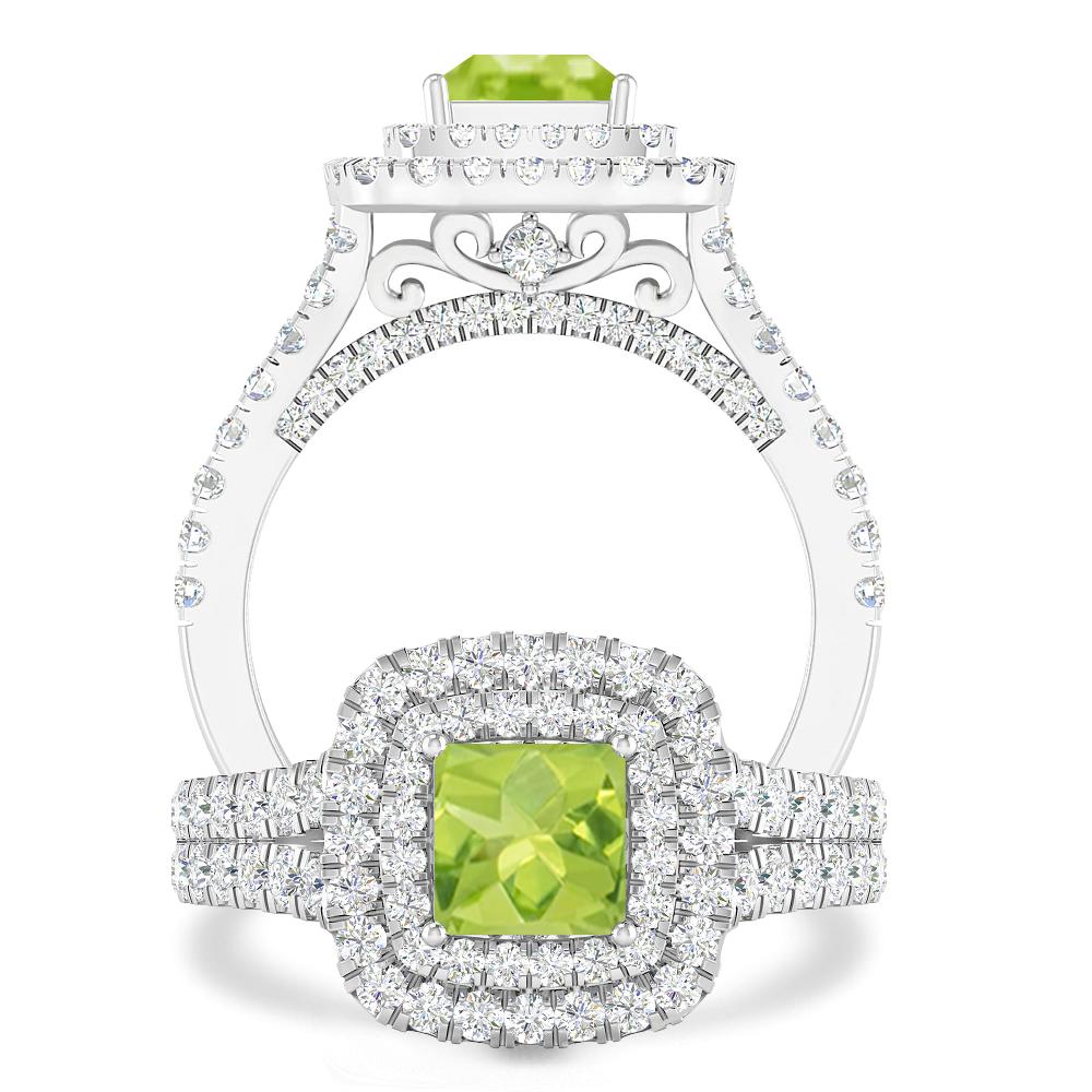 White Gold - Peridot