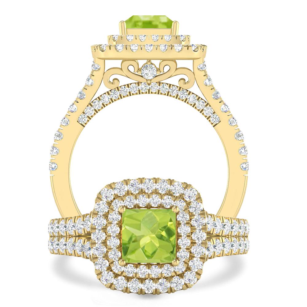 Yellow Gold - Peridot