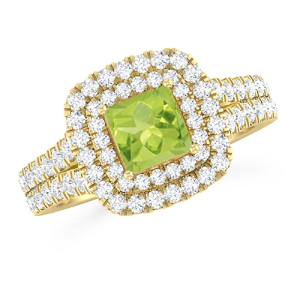 Yellow Gold - Peridot