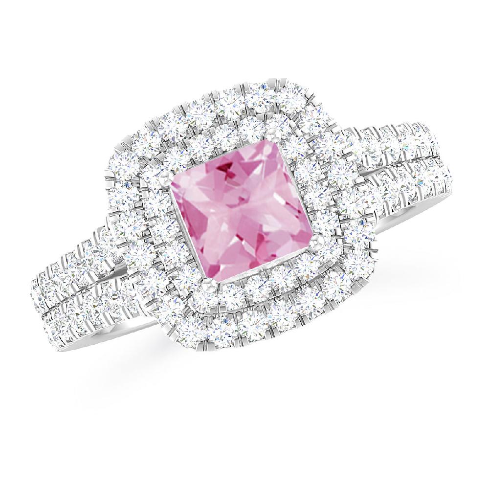 White Gold - Pink Tourmaline