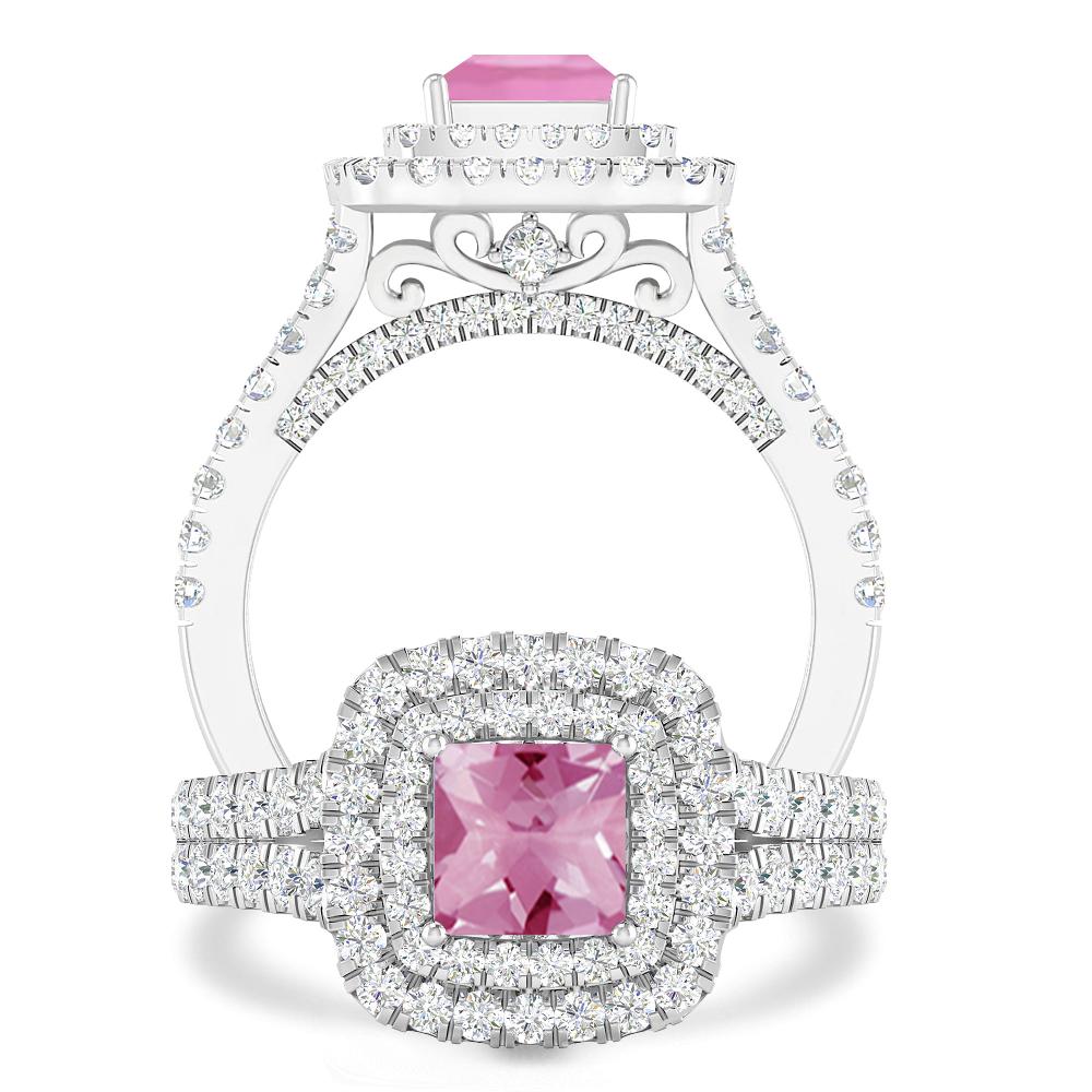 White Gold - Pink Tourmaline