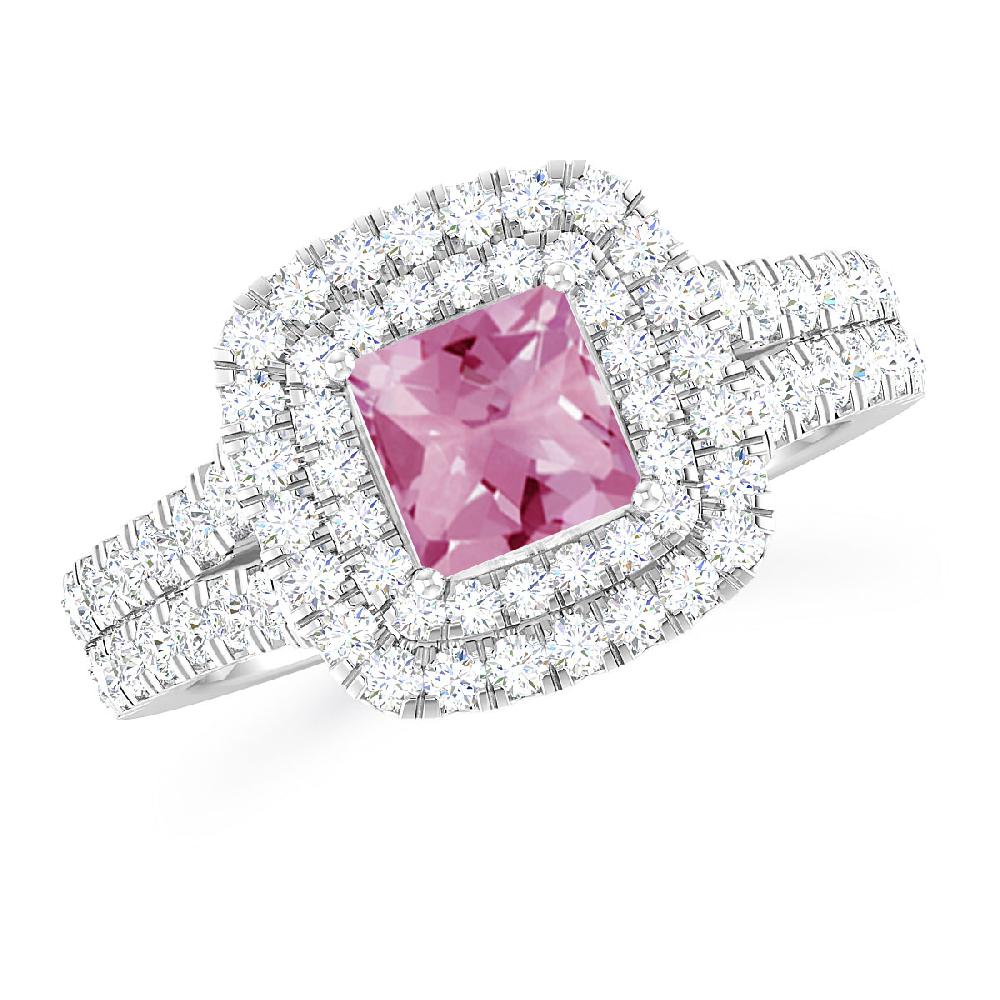 White Gold - Pink Tourmaline