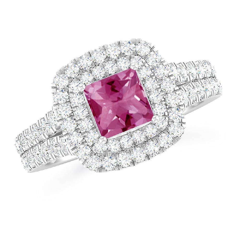 White Gold - Pink Tourmaline