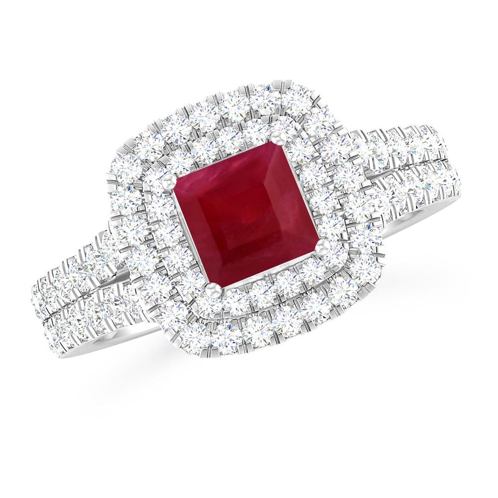 White Gold - Ruby