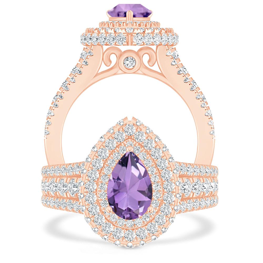 Rose Gold - Amethyst