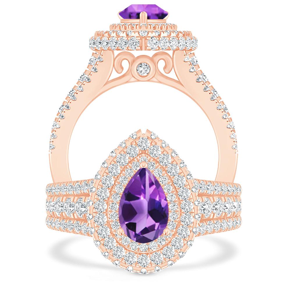 Rose Gold - Amethyst