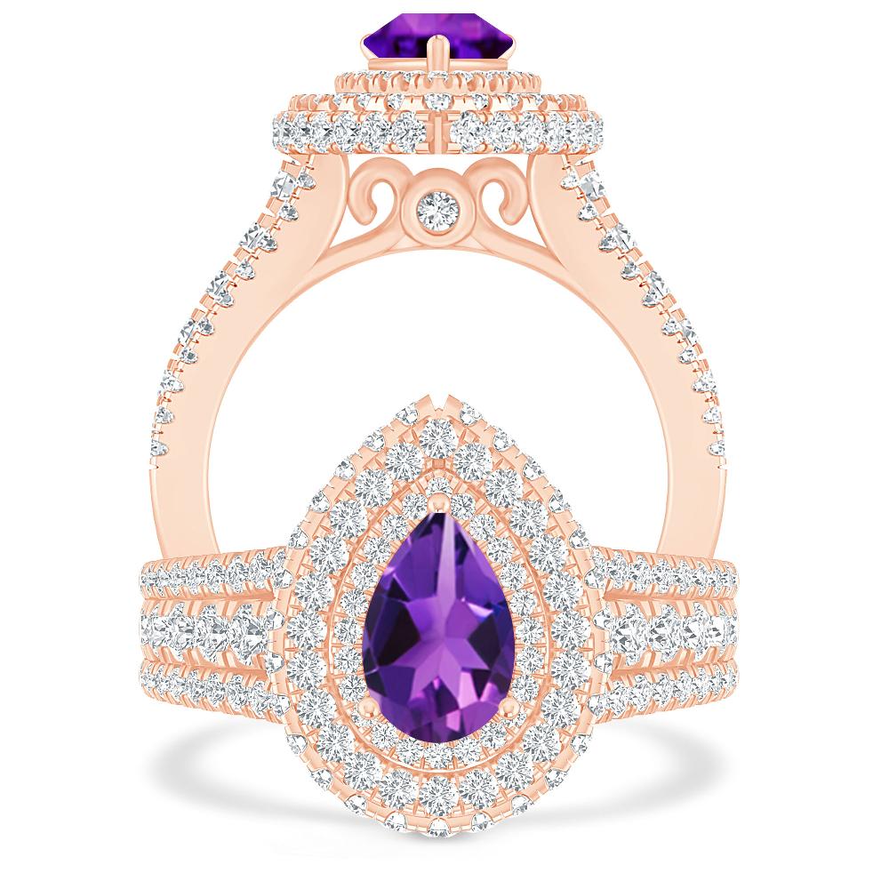 Rose Gold - Amethyst