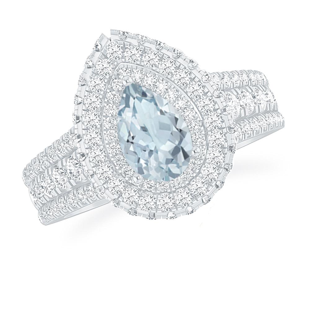 White Gold - Aquamarine