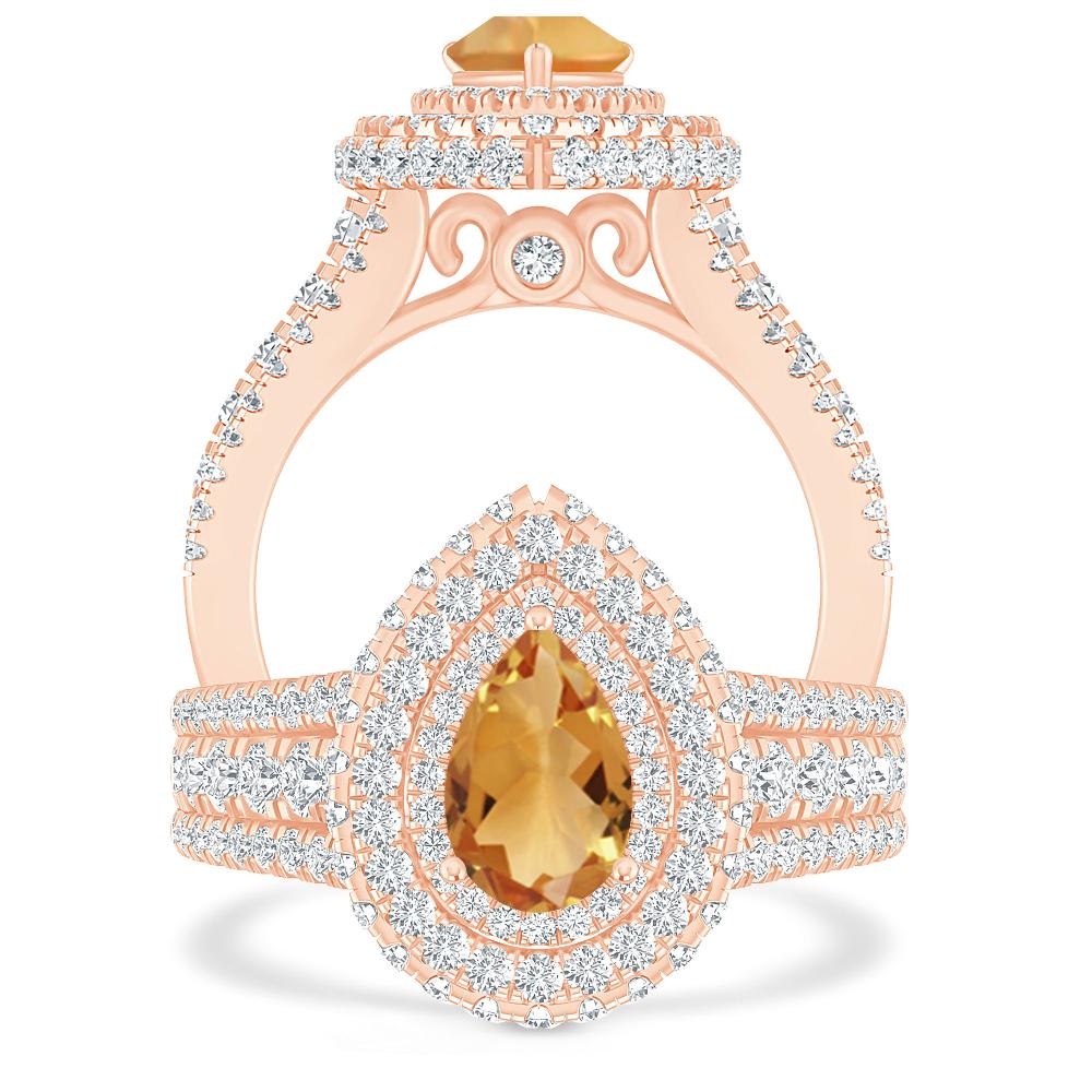 Rose Gold - Citrine