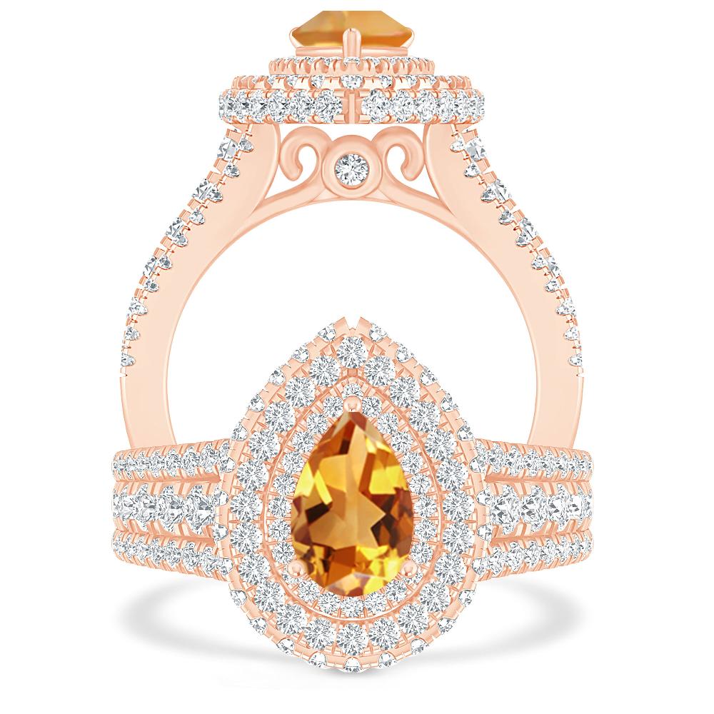 Rose Gold - Citrine