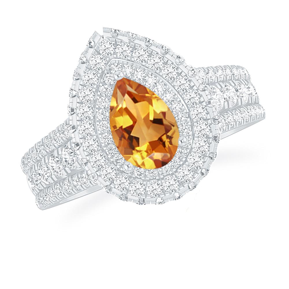 White Gold - Citrine