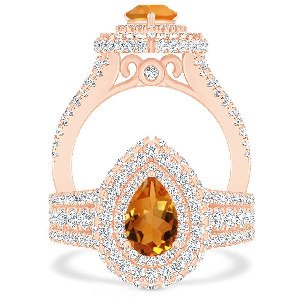 Rose Gold - Citrine