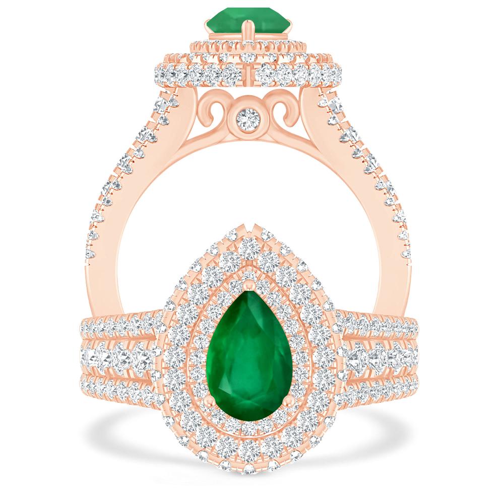 Rose Gold - Emerald