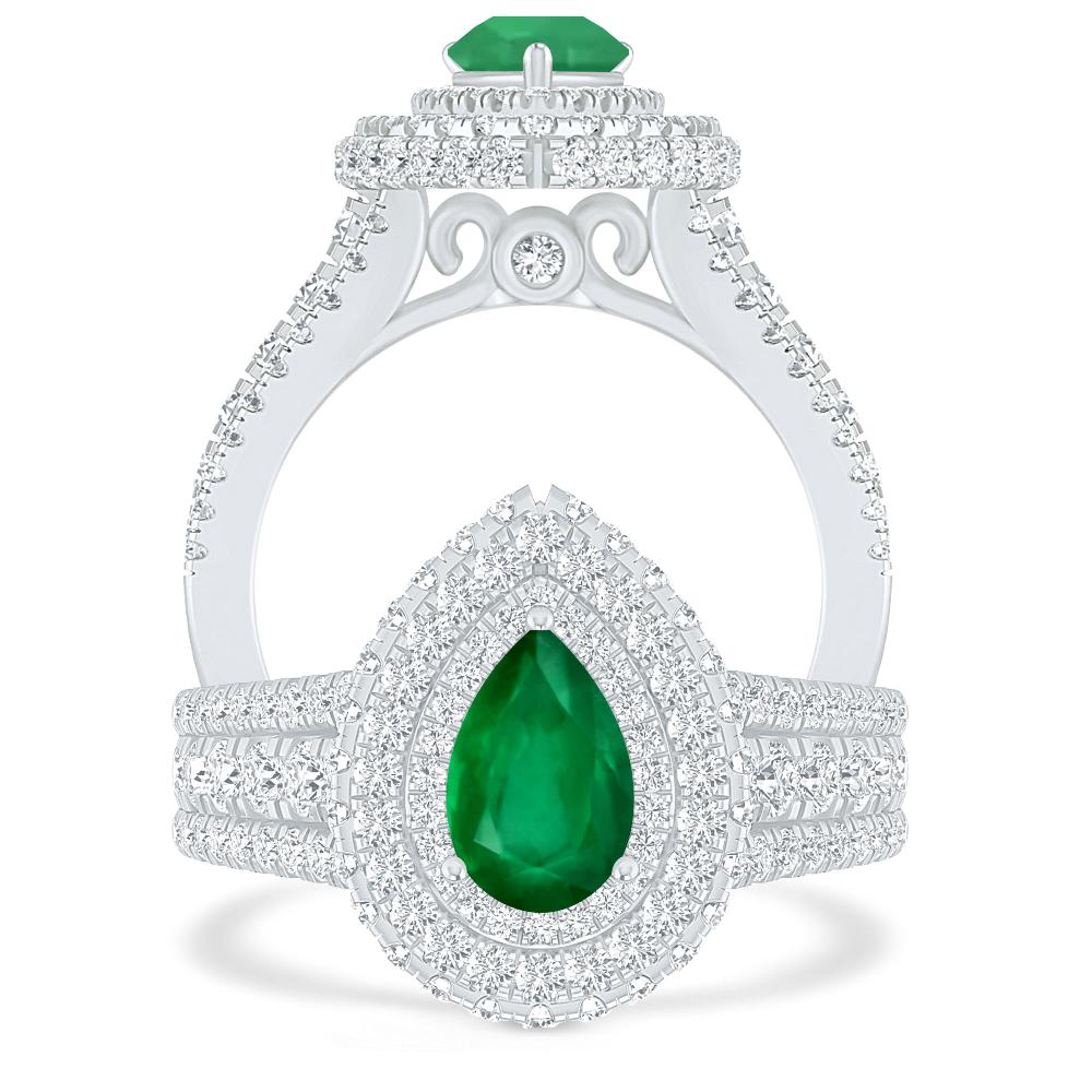 White Gold - Emerald