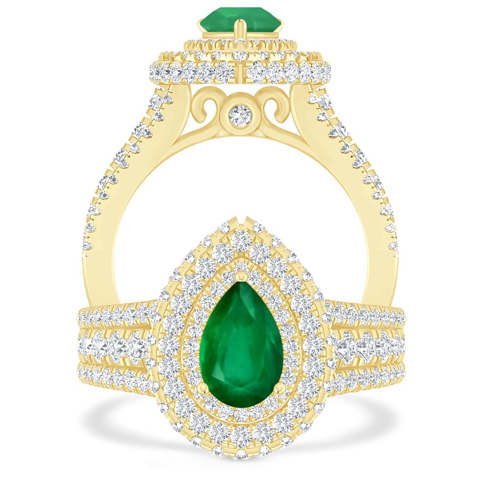 Yellow Gold - Emerald