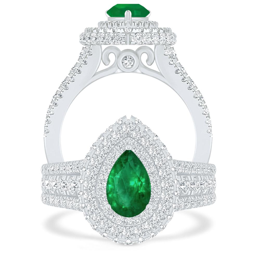 White Gold - Emerald